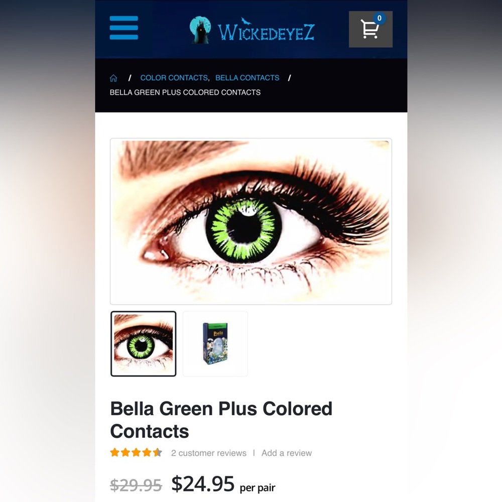 Decorative Colored Lenses